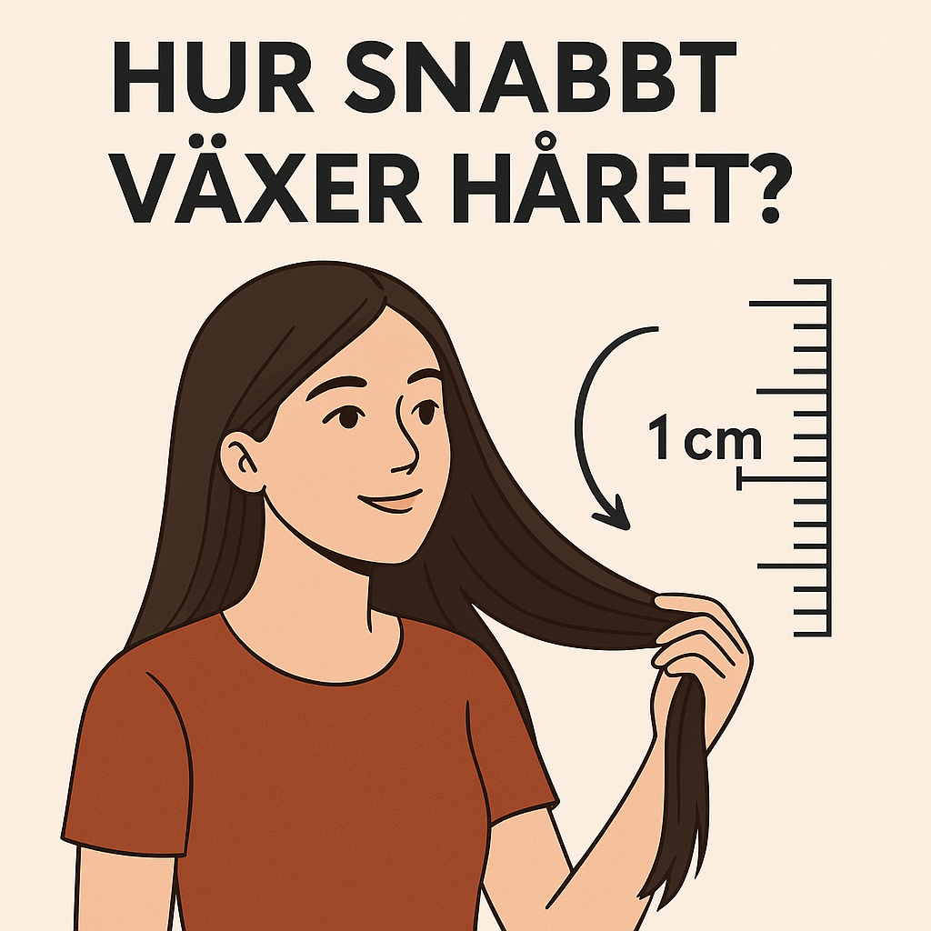 Hur snabbt växer håret?